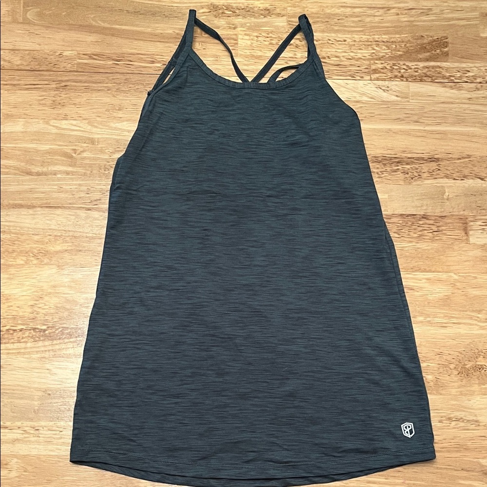 Green Women's Athletic  Tank Top